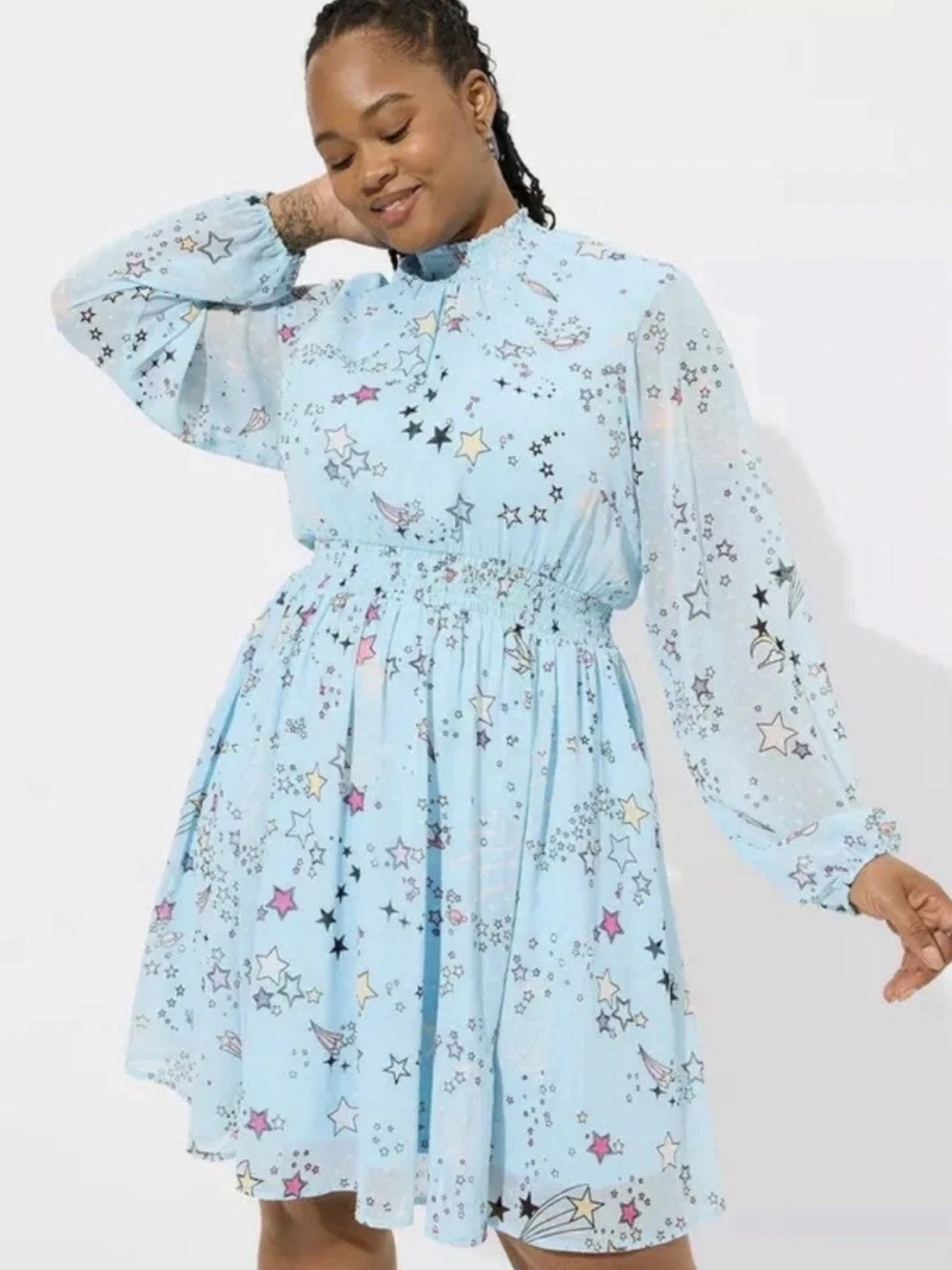 Torrid Cosmic Star-Print Dress
